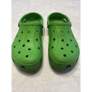 Crocs Mens Size 11 Green Ralen Slip On Clogs Sandals Shoes